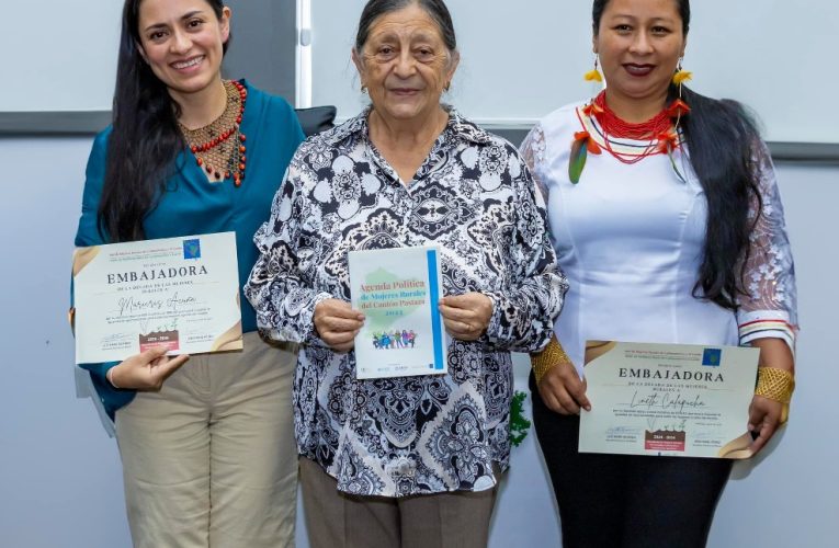 LINETH CALAPUCHA Y MARIA ACUÑA EMBAJADORAS DE LAS MUJERES RURALES