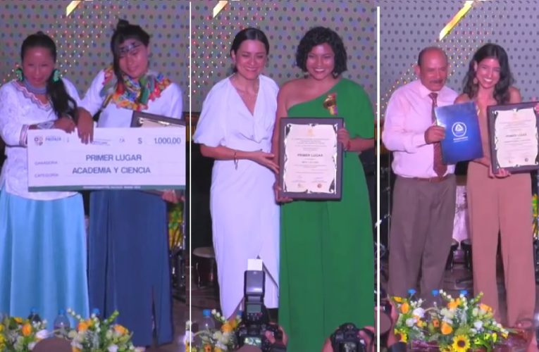 GAD PROVINCIAL PREMIÓ A LAS GANADORAS DEL CERTAMEN PASTAZA WARMI 2023