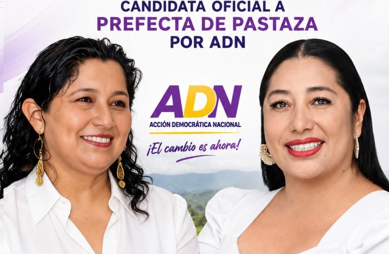 YAJAIRA CURIPALLO CANDIDATA A PREFECTA DE PASTAZA POR ADN